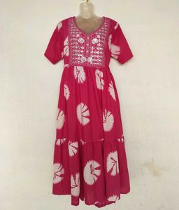 Anouk Pink Kurta Set