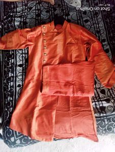 Men&#39;s Ethnic Wear Kurta(Orange)
