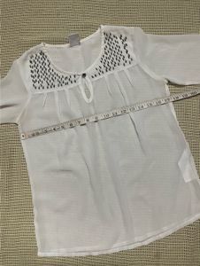 White Embroidered Top