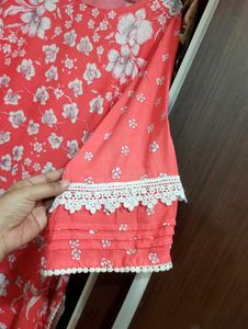 Rangriti Floral Print Kurta