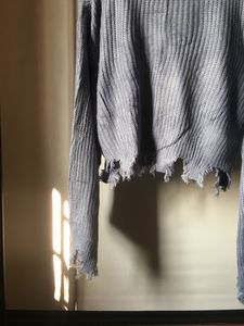 ripped pullover