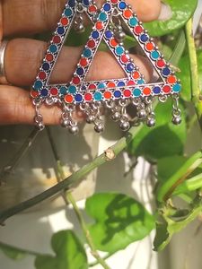 Sparrow Women Afgani Oxidize multicolour Earring