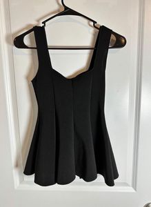 Zara peplum stretch top
