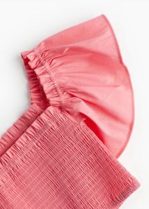 H&amp;M Smocked Crop Top