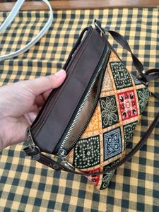 Bandhani Print Sling Bag