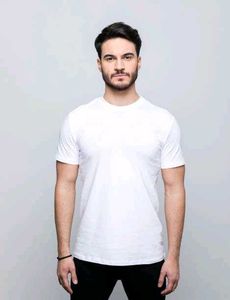 Classic White Crew Neck Tee