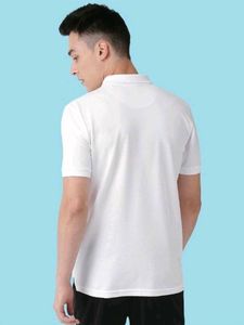 Men's White Polo T-Shirt