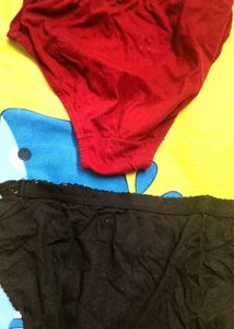Black and Red Panties