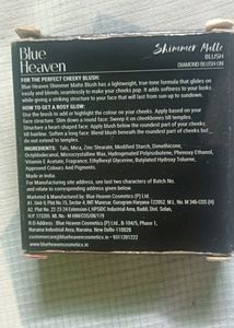 NEW BLUE HEAVEN SHIMMER MATTE BLUSH
