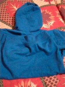 Blue Graphic Hoodie