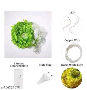 Leaf  LED Lighting For Diwali ( White)