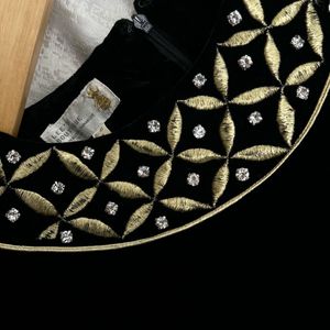 🎉🎉SALE🎉🎉 Korean Rhinestone Velvet Dress