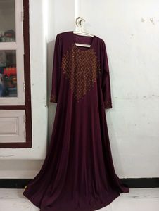 Fancy Women Muslim Wear Strechable Abaya