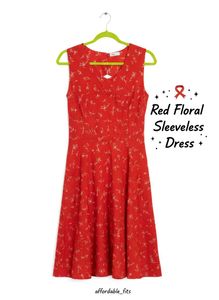 Red Floral Dress