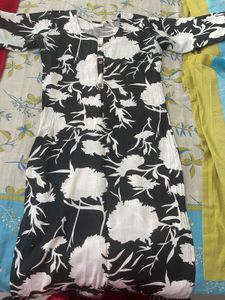 Floral Print Kurta