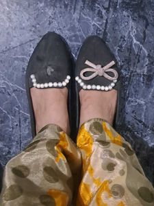 Three Set Of Footwears..slipper,belly And Sandal