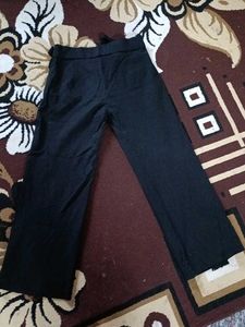 Black Wide-Leg Trousers