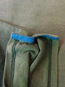 Allen Solly Textured Men Polo Neck Green Tshirt