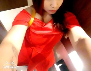 Of shoulder Red Dress