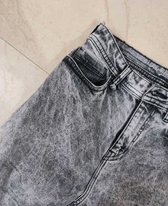 Acid Wash Denim Jeans