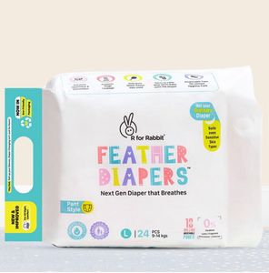 R For Rabbit Diaper L Size Premium Feather - 3