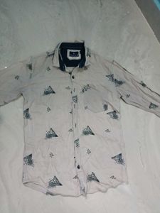 Patterned Long Sleeve Shirt