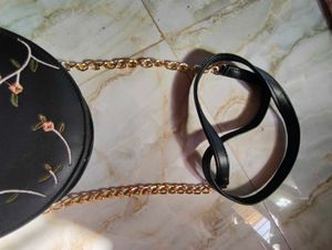 Floral Embroidered Crossbody Bag