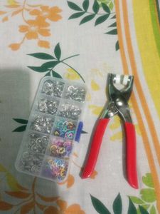 Snap Button Tool Kit with Grommets...Easy To Use