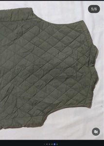 Olive Green Vest Jacket