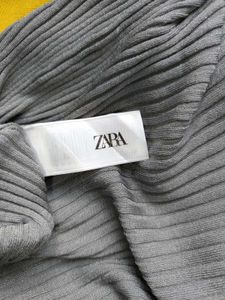 Zara grey  Ribbed pullover