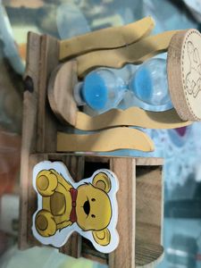 Wooden Hourglass Decor