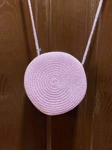 Sunflower Straw Crossbody Bag