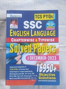 SSC English Language Solved Papers Book