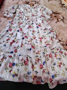 White Floral Maxi
