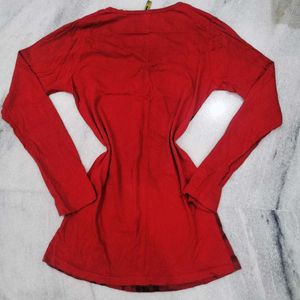 Red &#34;The Fashion&#34; Long Sleeve Top