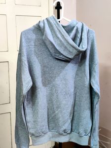 Celine Loose Hoodie in cotton fleece with a studd