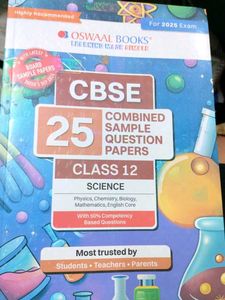 OSWAAL - CLASS 12th 25 COMBINED SAMPLE PAPERS