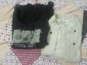 Green Top With Detachable Jacket