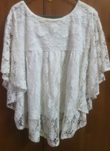✨️✨️Price DROP✨️✨️White Lace Top