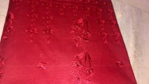 Elegant Maroon Saree