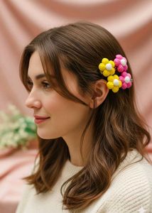 Flower Hair Clips - Set of 3