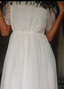 Sheer White Dress