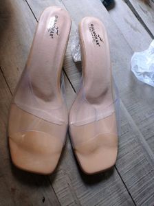 transparent heels