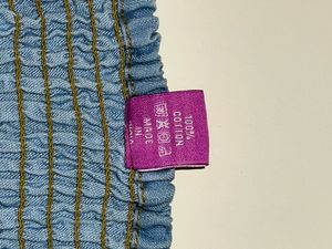 Denim Bandeau Top