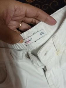 Wide Leg White Pants