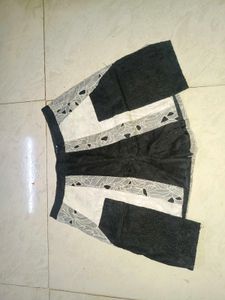 (Price Drop) black &amp; white skirt like shorts🖤