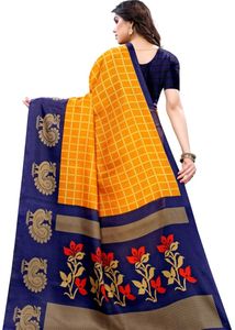 Printed Art Silk Saree