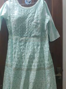 Elegant Embroidered Ethnic Gown