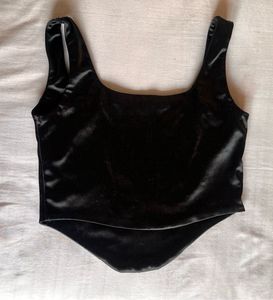 black corset top
