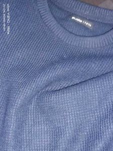 Blue Knit Sweater